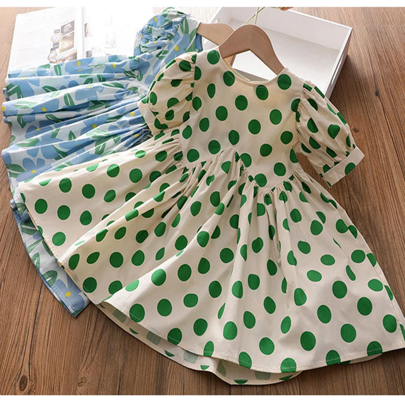 Summer 2022 Girls Dress Cotton Dot Floral Princess Dress for Girls Kids Party Dresses Baby Children Costume Birthday Clothing
Summer 2022 Girls Dress Cotton Dot Floral Princess Dress for Girls Kids Party Dresses Baby Children Costume Birthday Clothing