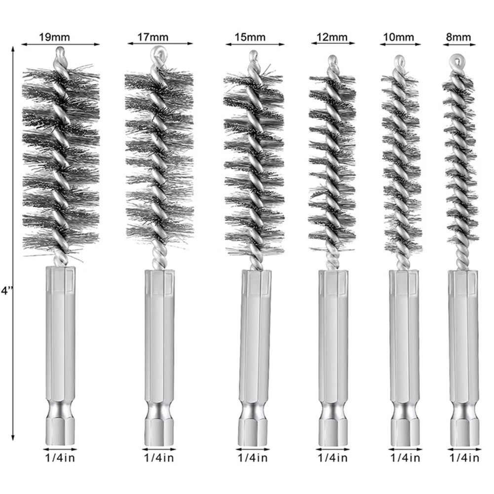8-19mm Wire Tube Machinery Cleaning Brush Rust Cleaner Washing Polishing Tools Drill Brush Cepillo Taladro Brosse Cleaning
8-19mm Wire Tube Machinery Cleaning Brush Rust Cleaner Washing Polishing Tools Drill Brush Cepillo Taladro Brosse Cleaning