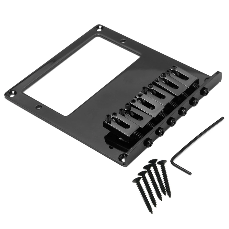 HOT 6 Saddle Tele Bridge Tailpiece Tele Humbucker TL Guitar Bridge for Telecaster Guitar Black
HOT 6 Saddle Tele Bridge Tailpiece Tele Humbucker TL Guitar Bridge for Telecaster Guitar Black