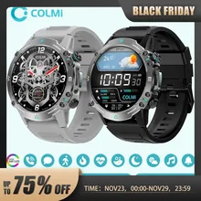 COLMI M42 Smartwatch 1.43 AMOLED Display 100 Sports Modes Voice Calling Smart Watch Men Women Military Grade Toughness Watch