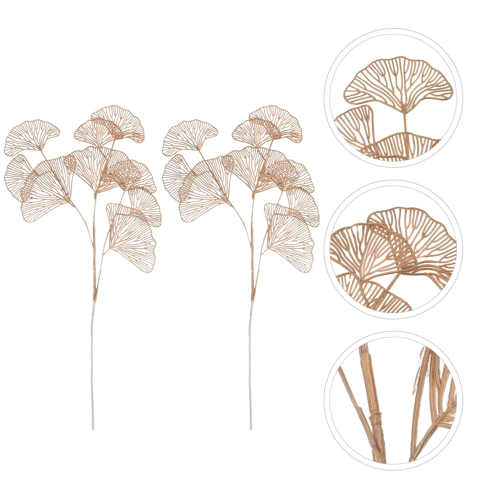 2 Pcs Simulated Ginkgo Lifelike Simulation Decorate Fake Decorative Leaves Plastic Wedding Bride
2 Pcs Simulated Ginkgo Lifelike Simulation Decorate Fake Decorative Leaves Plastic Wedding Bride
