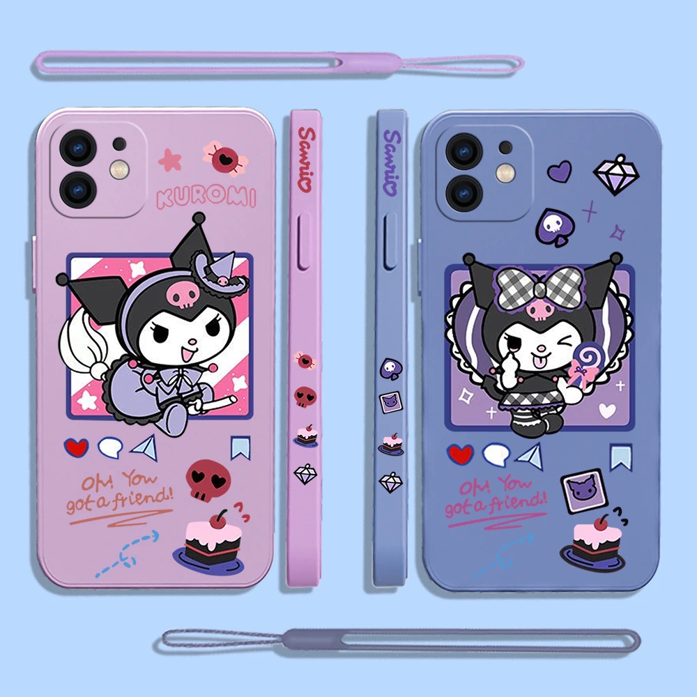 Cartoon Sanrio Kuromi Phone Case For Xiaomi Redmi Note 11 10A 10 10S 9 8 7 Pro Plus 10C 9A 9C 9T 4G 5G Cases with Hand Strap
Cartoon Sanrio Kuromi Phone Case For Xiaomi Redmi Note 11 10A 10 10S 9 8 7 Pro Plus 10C 9A 9C 9T 4G 5G Cases with Hand Strap