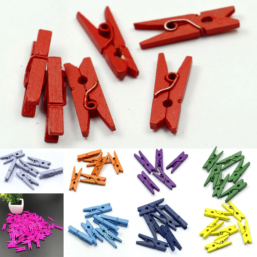 20PCS Mini Colored Wooden Clips For Photo Clips Clothespin Paper Peg Pin Craft Decoration Clips Pegs Wedding Decoration
20PCS Mini Colored Wooden Clips For Photo Clips Clothespin Paper Peg Pin Craft Decoration Clips Pegs Wedding Decoration