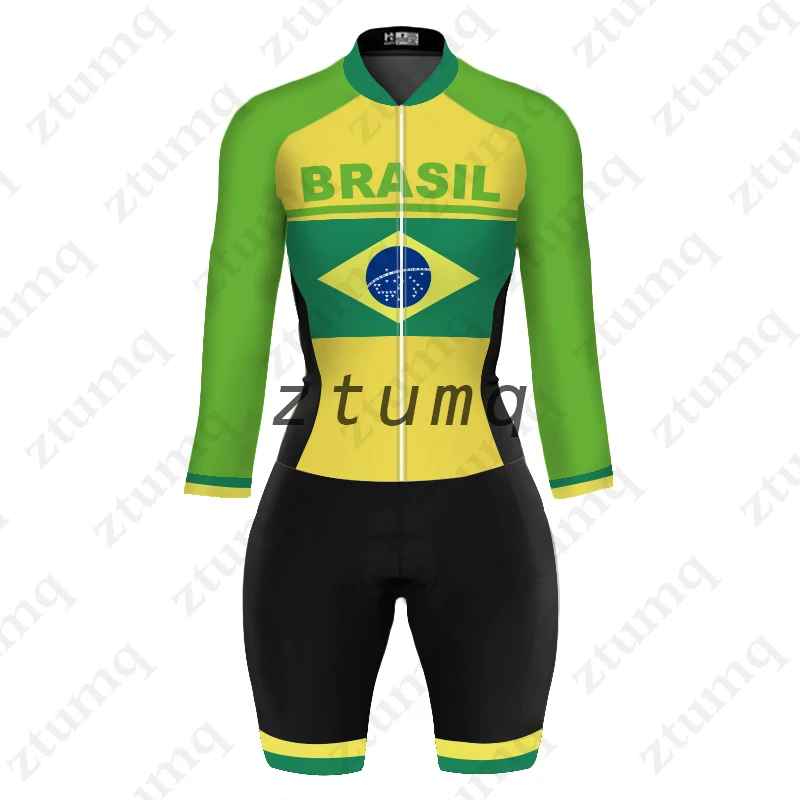 Cycling Jumpsuit Coverall Women Triathlon Clothing Long Sleeve Summer Cycle Bicycle Riding Jersey MTB Suit Maillot Ropa Ciclismo
Cycling Jumpsuit Coverall Women Triathlon Clothing Long Sleeve Summer Cycle Bicycle Riding Jersey MTB Suit Maillot Ropa Ciclismo