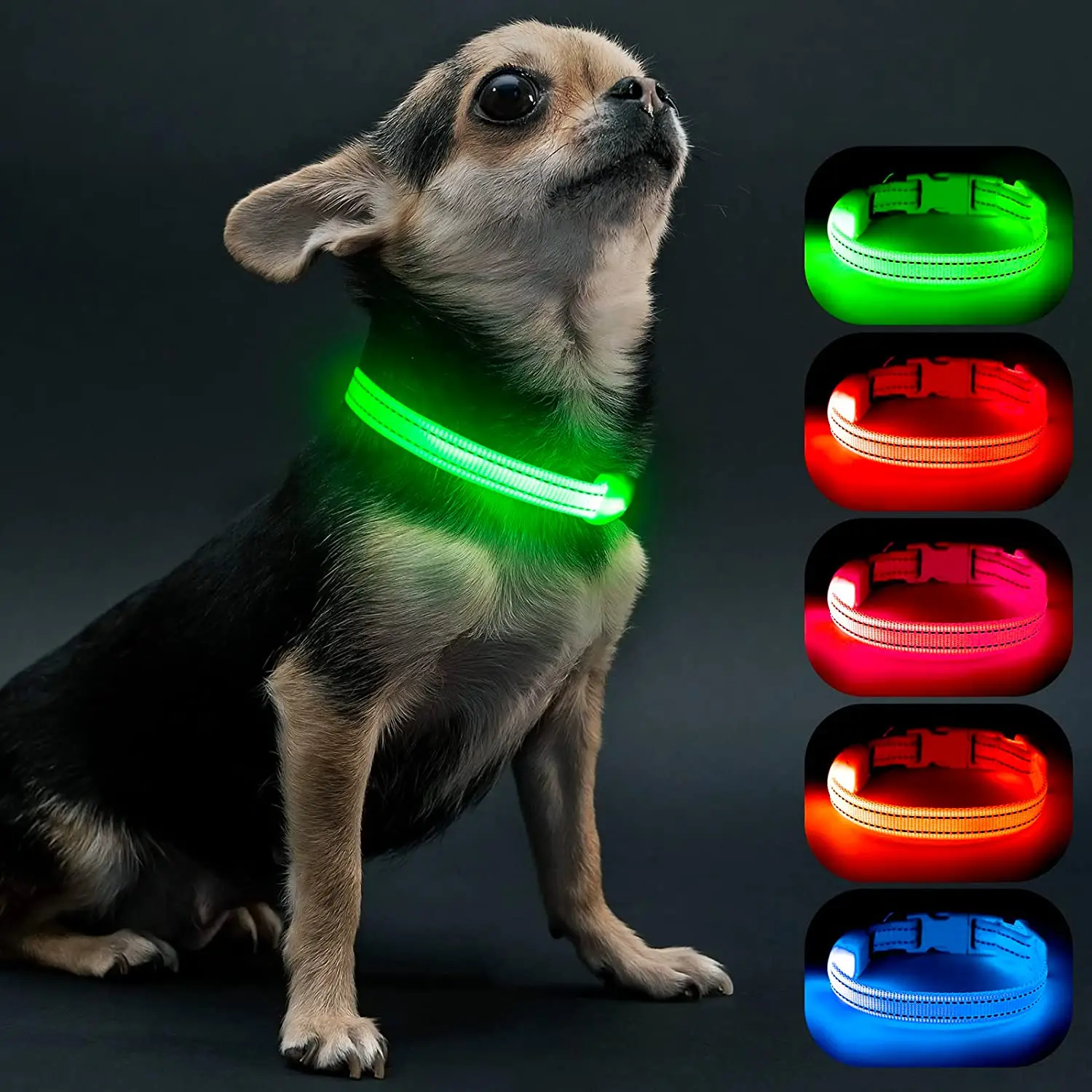 Led Dog Collars Collars Rechargeable Waterproof Dog Glow Collar for Pet Safety Dog Lights Night Walking Small Medium Large Dogs
Led Dog Collars Collars Rechargeable Waterproof Dog Glow Collar for Pet Safety Dog Lights Night Walking Small Medium Large Dogs