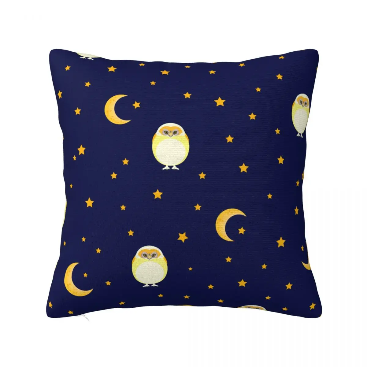 

Owl Animal Plaid Pillowcase Printed Polyester Cushion Cover Decoration Cartoon Pillow Case Cover Home Zippered 18"