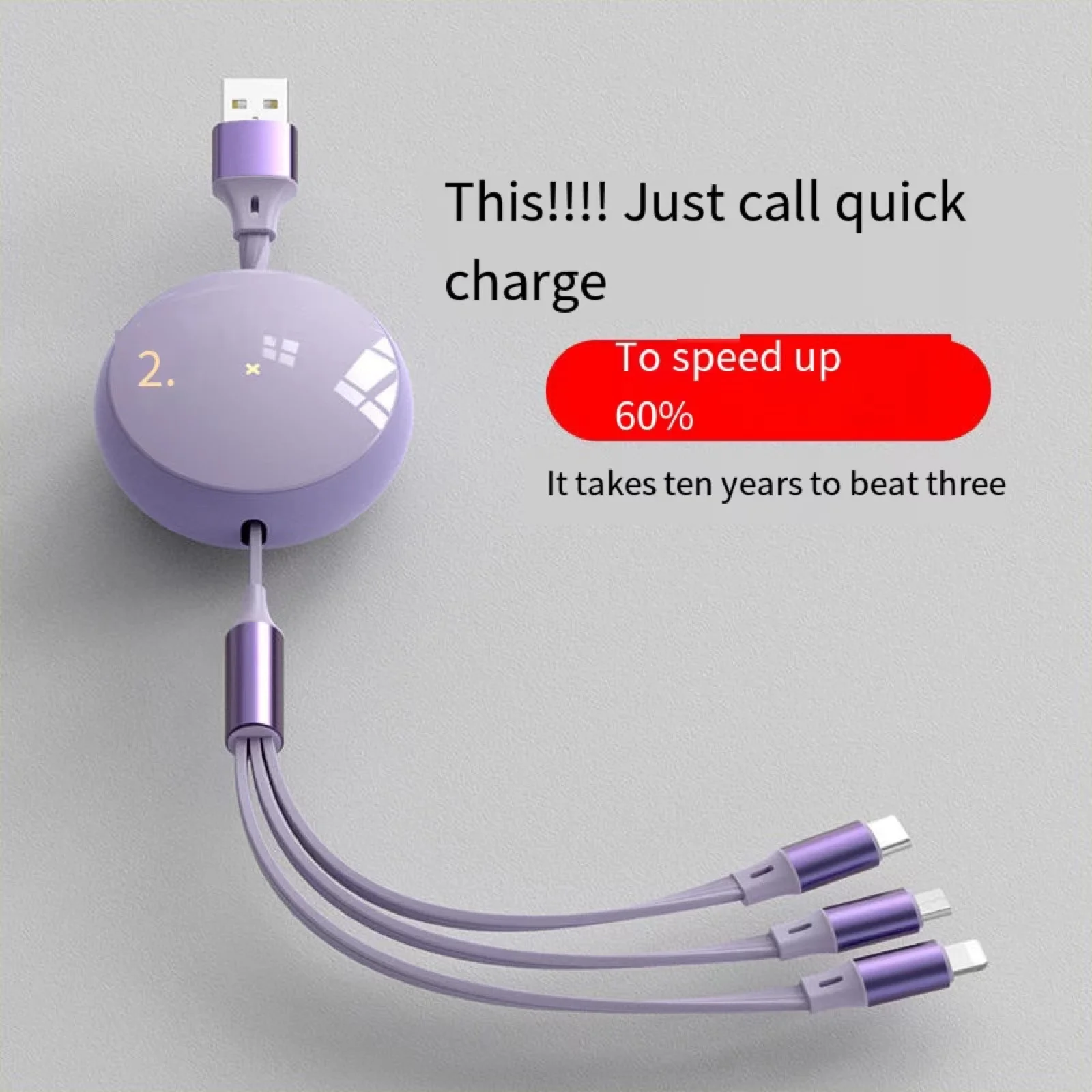 Extendable Data Line 3 in 1 cable For Android iphone Type-c Mobile Phone Multi-function Usb One Dragging Three Data Charge Cable
Extendable Data Line 3 in 1 cable For Android iphone Type-c Mobile Phone Multi-function Usb One Dragging Three Data Charge Cable