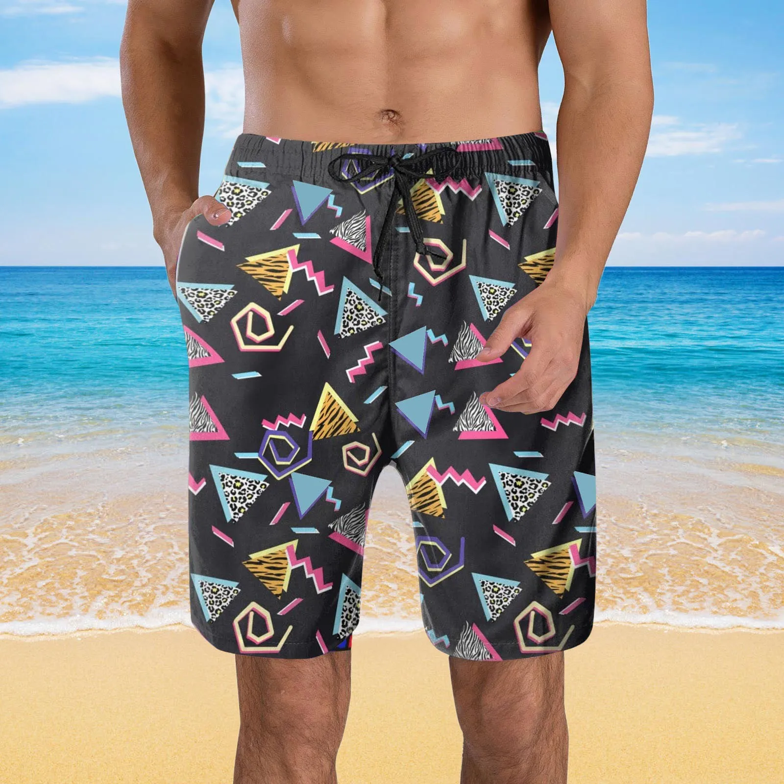 Mens 80s 90s Swim Shorts Retro Fun Novelty Party Shorts Mesh Lined Quick Dry Swimwear Shorts Fleece Hoodie
Mens 80s 90s Swim Shorts Retro Fun Novelty Party Shorts Mesh Lined Quick Dry Swimwear Shorts Fleece Hoodie