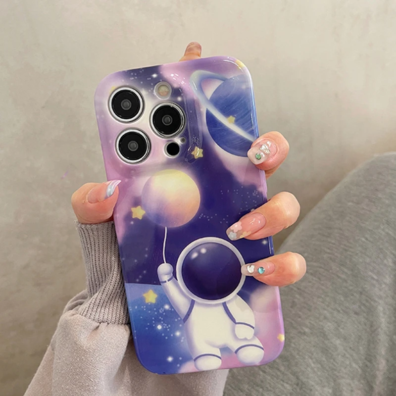 Cartoon Astronaut Stars Glitter Case For iPhone 14 13 12 11 Pro Max XS XR X 14 Plus Soft Silicone Shockproof Cover
Cartoon Astronaut Stars Glitter Case For iPhone 14 13 12 11 Pro Max XS XR X 14 Plus Soft Silicone Shockproof Cover