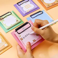 30 pcs/pack Kawaii Animals Clipboard Memo Pad Sheets To Do List Weekly Planner Cute Decor Office School Supplies Stationery