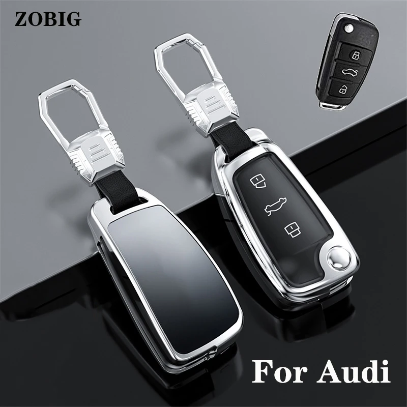 ZOBIG For Audi Key Fob Cover Case Zinc alloy glass Key Shell Key Case Cover for A1 A3 A6 Q2 Q3 Q7 TT TTS R8 S3 S6 RS3 Smart Key
ZOBIG For Audi Key Fob Cover Case Zinc alloy glass Key Shell Key Case Cover for A1 A3 A6 Q2 Q3 Q7 TT TTS R8 S3 S6 RS3 Smart Key