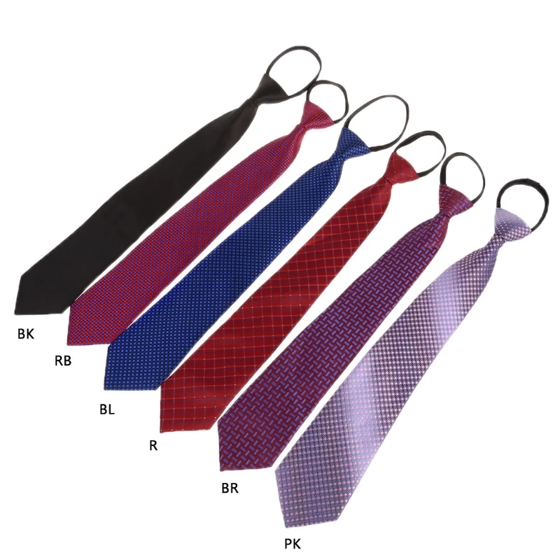 Mens Pre-tied Adjustable Zipper Tie Necktie Plaid Dot Business Formal Wedding Drop Shipping
Mens Pre-tied Adjustable Zipper Tie Necktie Plaid Dot Business Formal Wedding Drop Shipping