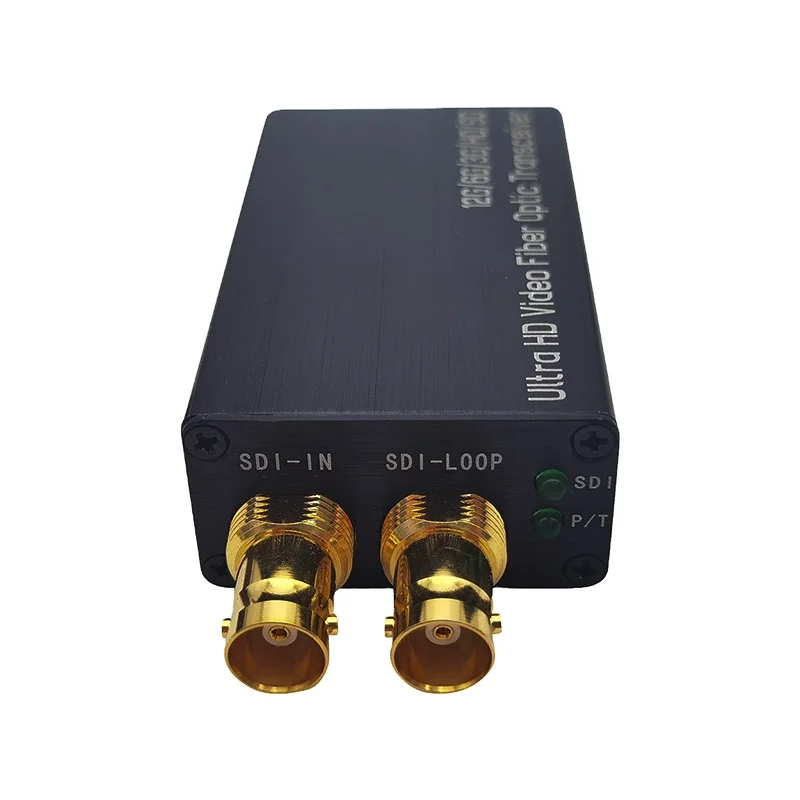 Mini Converter Optical Fiber 12G-SDI with Tally and loop out Single Mode Fiber LC Connector 20KM
Mini Converter Optical Fiber 12G-SDI with Tally and loop out Single Mode Fiber LC Connector 20KM