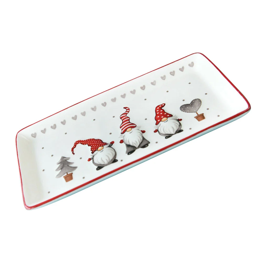 Christmas Platter Serving Platterstrays Ceramic Rectangular Gnome Cookie Dishes Dinnerware
Christmas Platter Serving Platterstrays Ceramic Rectangular Gnome Cookie Dishes Dinnerware