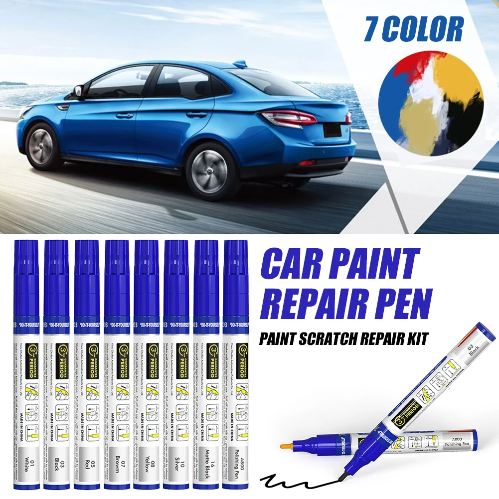 7 Colors Universal Car Coat Scratch Clear Repair Colorful Paint Pen Touch Up Pen Waterproof Repair Maintenance Paint Care Profes
7 Colors Universal Car Coat Scratch Clear Repair Colorful Paint Pen Touch Up Pen Waterproof Repair Maintenance Paint Care Profes