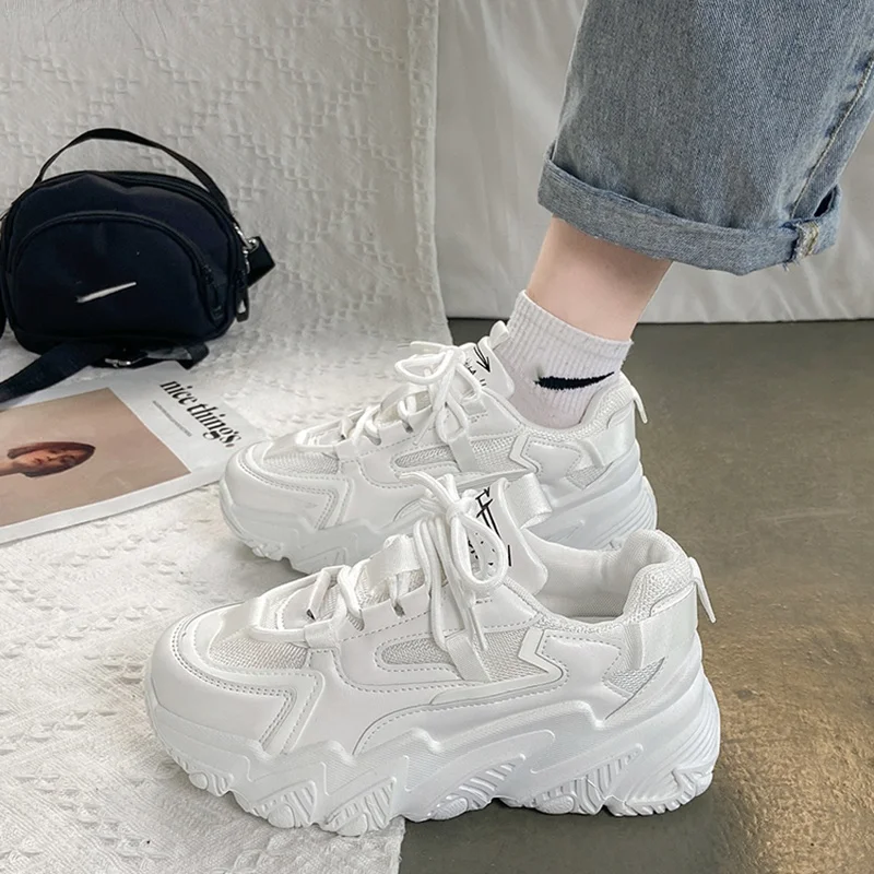 New Casual Shoes for Women 2022 Sneakers Tenis Thick Walking Bottom Platform Vulcanize White Shoes Chunky Running Autumn Winter
New Casual Shoes for Women 2022 Sneakers Tenis Thick Walking Bottom Platform Vulcanize White Shoes Chunky Running Autumn Winter