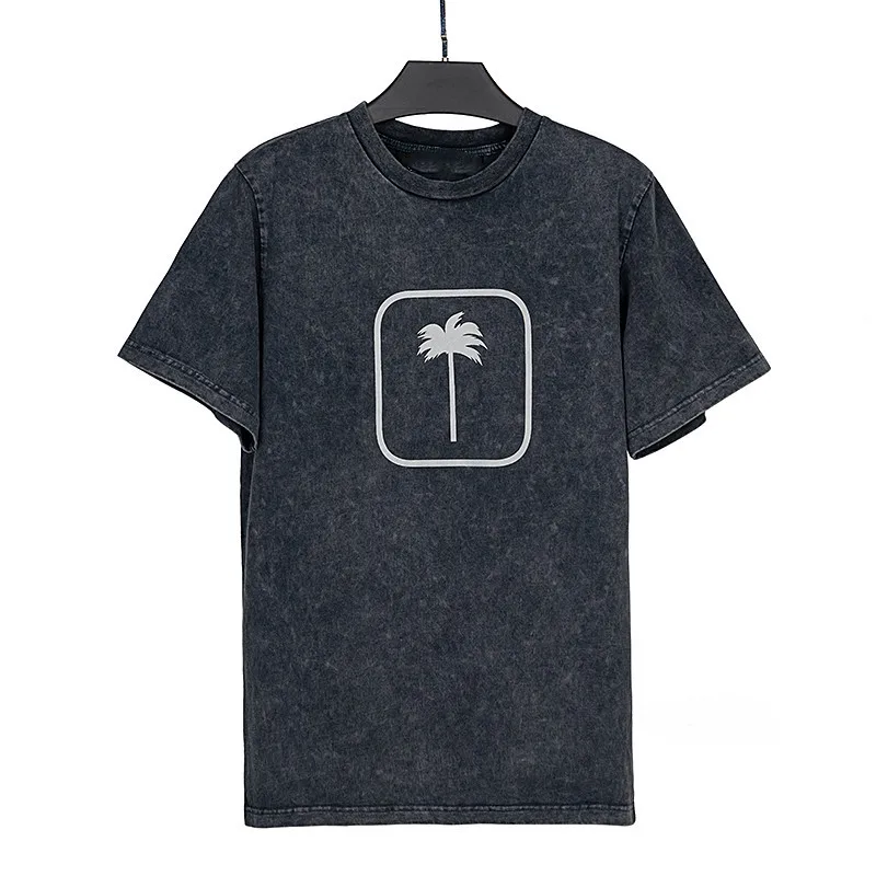2022 Summer New European Tide Palm Chest Palm Tree New Old Treatment Short-sleeved T-shirt
2022 Summer New European Tide Palm Chest Palm Tree New Old Treatment Short-sleeved T-shirt