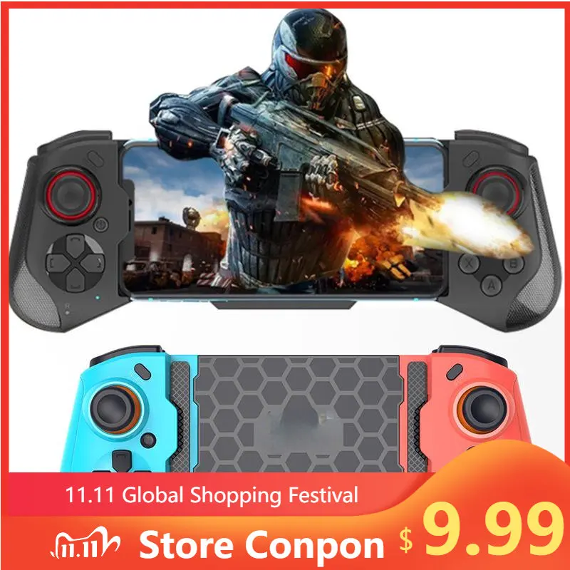 Беспроводной геймпад Mocute060, игровой контроллер с Bluetooth и двойным режимом, джойстик для мобильных телефонов, ПК, компьютеров
Беспроводной геймпад Mocute060, игровой контроллер с Bluetooth и двойным режимом, джойстик для мобильных телефонов, ПК, компьютеров