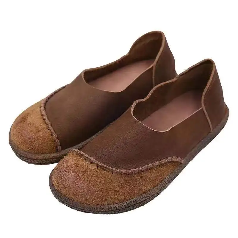 Women Leather Autumn Flat Loafer Ladies Slip Up Sewing Platform Heel Female Shallow Casual Comfortable Woman Shoes Plus Size
Women Leather Autumn Flat Loafer Ladies Slip Up Sewing Platform Heel Female Shallow Casual Comfortable Woman Shoes Plus Size