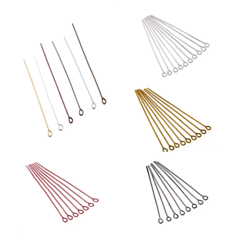 200pcs Eye Head Pins Eye Pins Findings for 9-shaped Needle Hand-beaded Diy Jewelry Making Jewelry Accessories Supplies
200pcs Eye Head Pins Eye Pins Findings for 9-shaped Needle Hand-beaded Diy Jewelry Making Jewelry Accessories Supplies