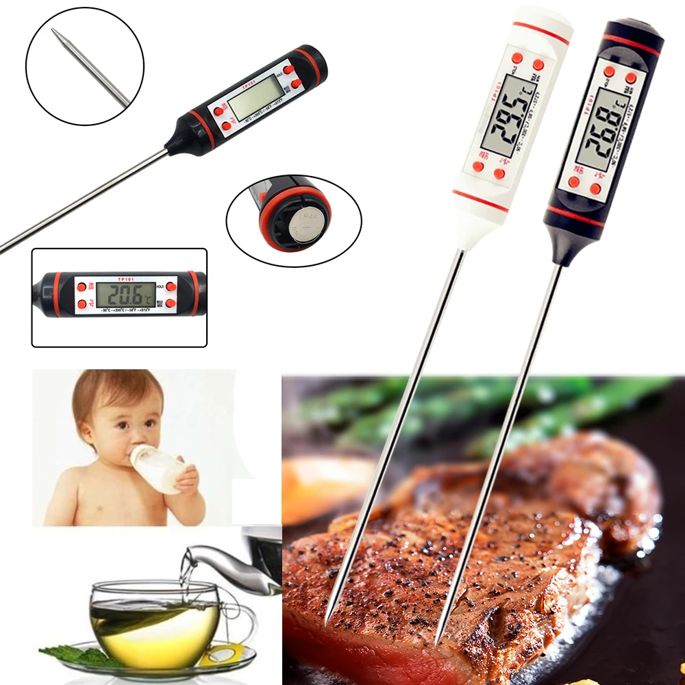 Digital Kitchen Thermometer For Meat Cooking Water Food Probe Oven Electronic BBQ Thermometer Household Kitchen Tools
Digital Kitchen Thermometer For Meat Cooking Water Food Probe Oven Electronic BBQ Thermometer Household Kitchen Tools