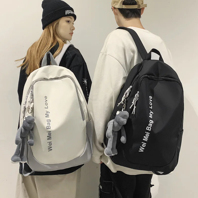 2022 spring new Japanese simple new female Harajuku style college style trend hit color letter student backpack
2022 spring new Japanese simple new female Harajuku style college style trend hit color letter student backpack