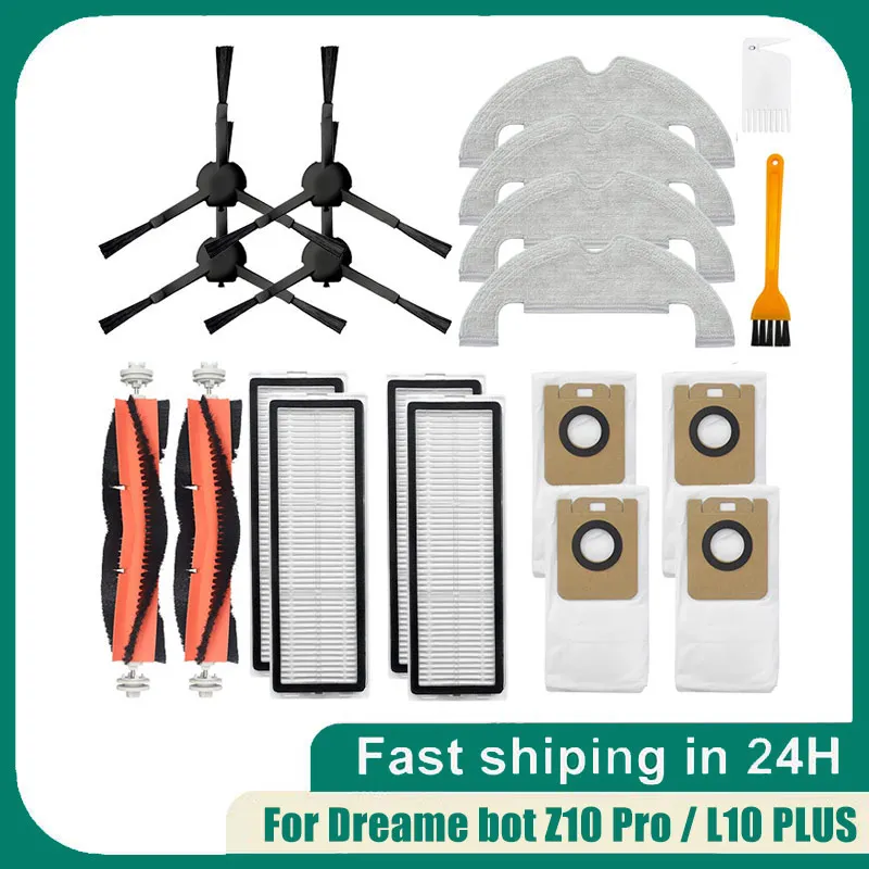 For Dreame bot Z10 Pro / L10 PLUS XiaoMi Mijia STYTJ05ZHM Auto-Empty Robot Main / Side Brush Filter Vacuum Cleaner Accessories
For Dreame bot Z10 Pro / L10 PLUS XiaoMi Mijia STYTJ05ZHM Auto-Empty Robot Main / Side Brush Filter Vacuum Cleaner Accessories