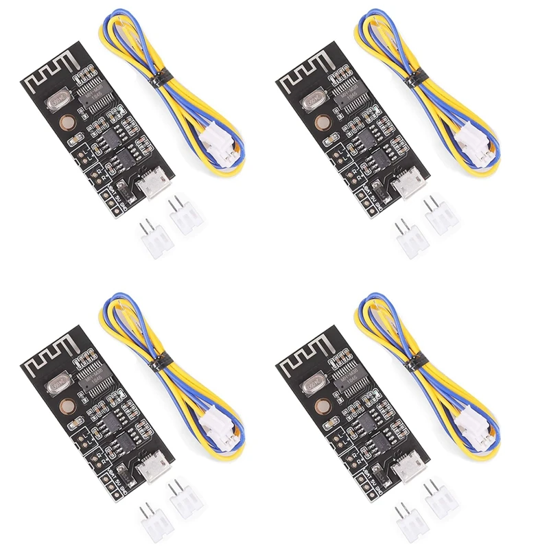 4X Bluetooth Amplifier Board, 5W +5W Output Power, DC 3.7V-4.2V/5V Mini Bluetooth Speaker Board
4X Bluetooth Amplifier Board, 5W +5W Output Power, DC 3.7V-4.2V/5V Mini Bluetooth Speaker Board