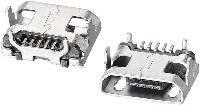 20PCS Micro USB Female Socket Connector Jack Port, 5-Pin DIP 180 Degree Replacement Adapter
20PCS Micro USB Female Socket Connector Jack Port, 5-Pin DIP 180 Degree Replacement Adapter