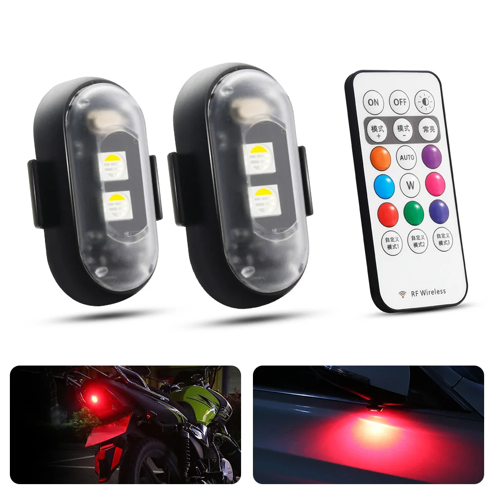 Wireless Remote Contro LED Emergency Strobe Lights Kit 8 Colors Aircraft Pilot Light For Motorcycle
Wireless Remote Contro LED Emergency Strobe Lights Kit 8 Colors Aircraft Pilot Light For Motorcycle
