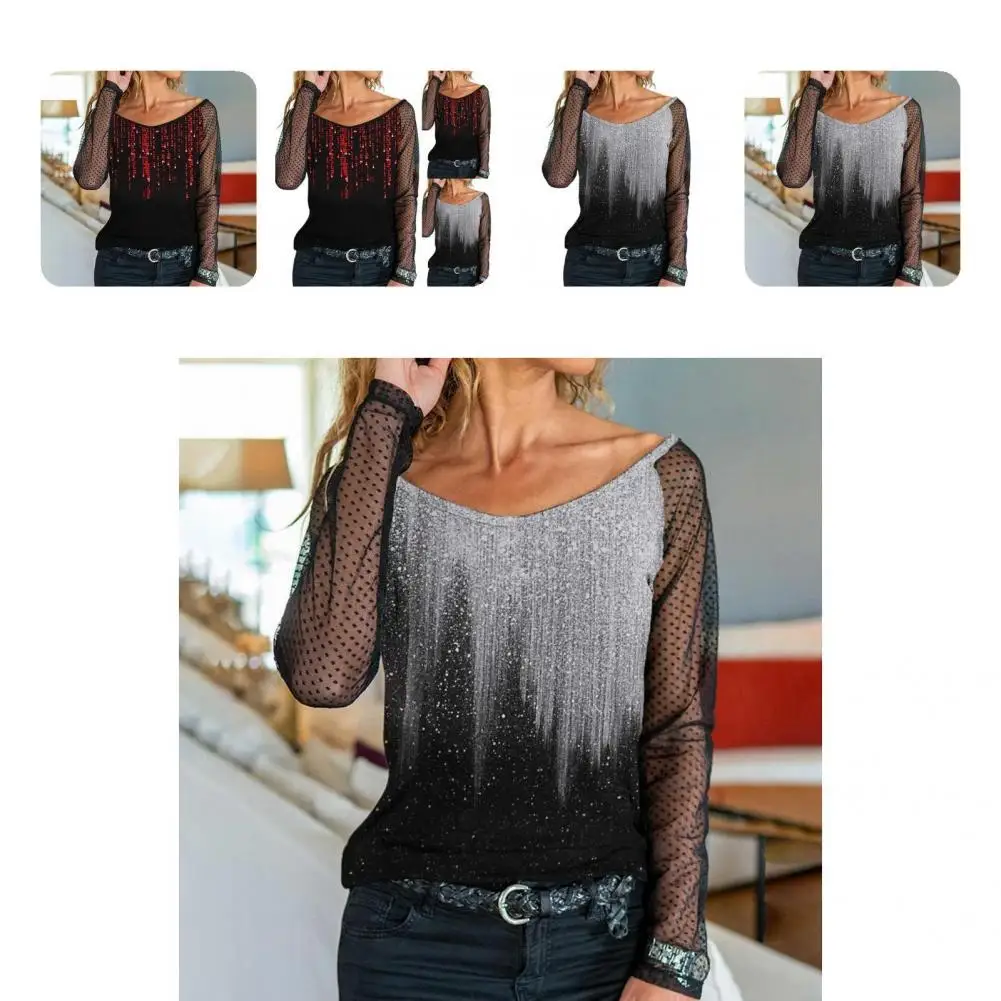 Stylish Women Top Flexible Polyester Blouse Top Charming Long Sleeve Women Pullover
Stylish Women Top Flexible Polyester Blouse Top Charming Long Sleeve Women Pullover