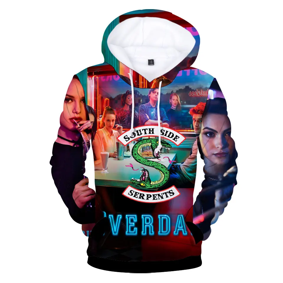 Толстовка Y2K Riverdale, модная Мужская/Женская толстовка «South Side Serpents» с длинным рукавом, популярная милая детская одежда, 2022
Толстовка Y2K Riverdale, модная Мужская/Женская толстовка «South Side Serpents» с длинным рукавом, популярная милая детская одежда, 2022