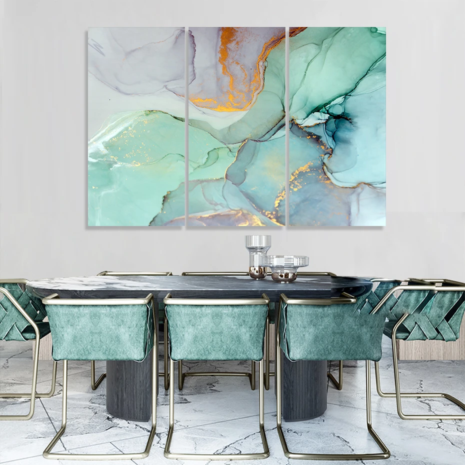 3 Panels Abstract Teal Marble Artwork Canvas Paintings Posters Prints Wall Art Pictures for Living Room Office Home Decor
3 Panels Abstract Teal Marble Artwork Canvas Paintings Posters Prints Wall Art Pictures for Living Room Office Home Decor