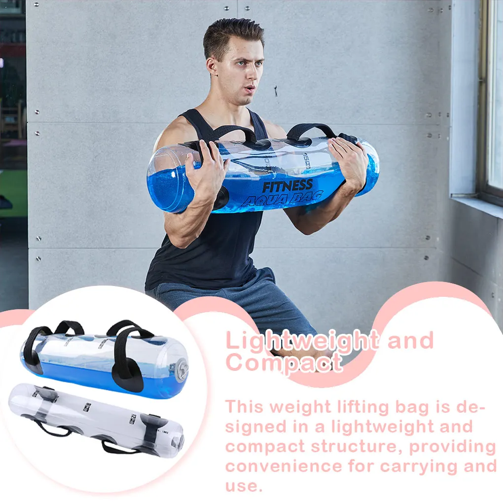 

Weight Lifting Bag Adults Women Men Train Accessory Fitness Water Bag Strength Training Tool Bodies Power Exerciser Type 1