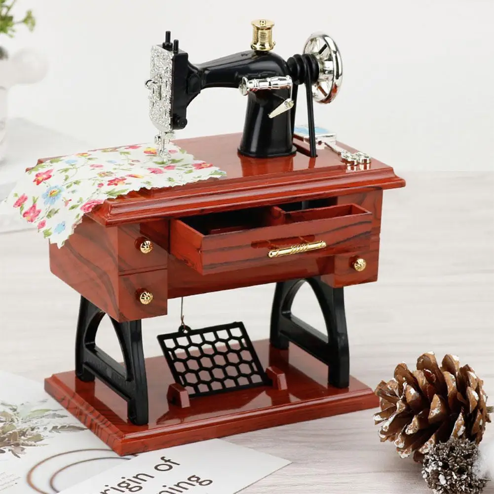 Retro European-style Home Accessories Ornaments Sewing Machine Gifts Bookcase Music Furnishings Music Sewing Box Machine Bo E0O7
Retro European-style Home Accessories Ornaments Sewing Machine Gifts Bookcase Music Furnishings Music Sewing Box Machine Bo E0O7
