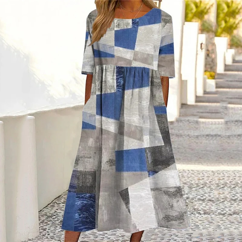 Summer Women Dress Short Sleeve O Neck Vintage Print Party Dresses For Women Fashion Causal Big Hem Maxi Long Dress Boho Vestido
Summer Women Dress Short Sleeve O Neck Vintage Print Party Dresses For Women Fashion Causal Big Hem Maxi Long Dress Boho Vestido