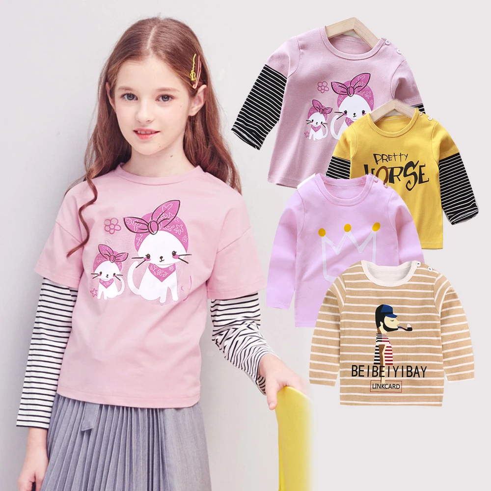 2022 autumn baby t shirt boys and girls top tee cartoon children clothing long sleeve kids clothes
2022 autumn baby t shirt boys and girls top tee cartoon children clothing long sleeve kids clothes
