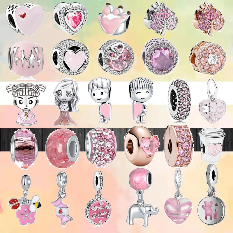 Newwst Pink Skirt Girl Car Popcorn Cake Flower Pendant Bead Fit Original Pandora Charms Silver Color Bracelet DIY Women Jewelry
Newwst Pink Skirt Girl Car Popcorn Cake Flower Pendant Bead Fit Original Pandora Charms Silver Color Bracelet DIY Women Jewelry