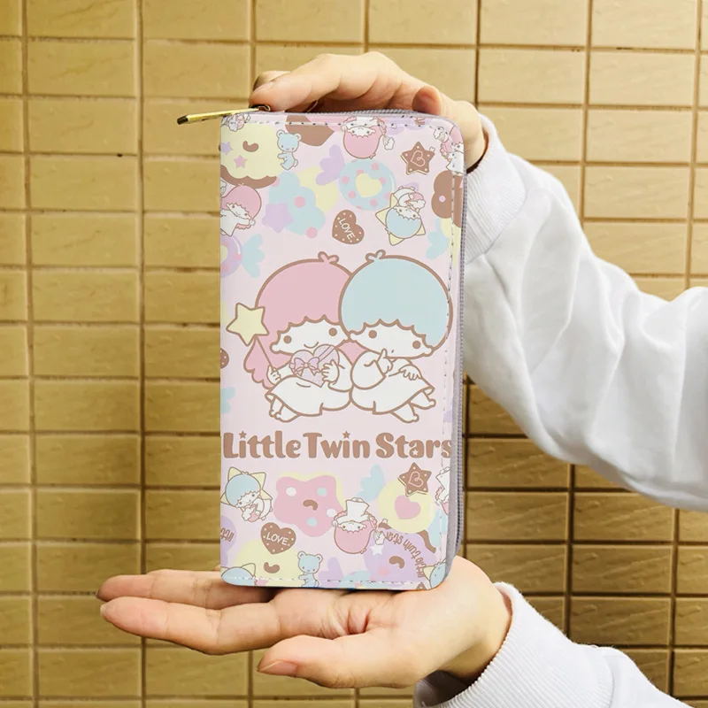 Kawaii Sanrio Series Little Twin Star Kiki&lala Cartoon Around Long Zipper Wallet Clutch Holiday Gift
Kawaii Sanrio Series Little Twin Star Kiki&lala Cartoon Around Long Zipper Wallet Clutch Holiday Gift