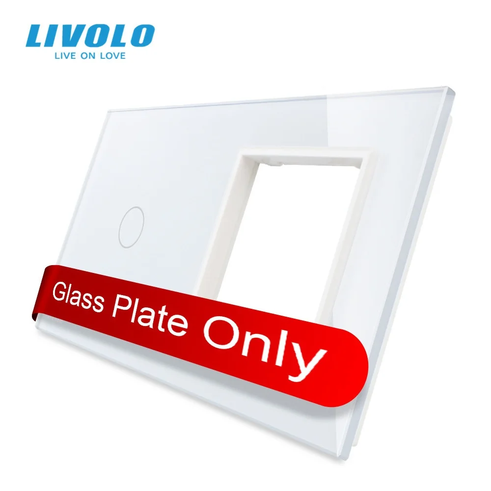 Livolo EU Standard,Luxury White Pearl Crystal Glass,151mm*80mm,1Gang +1 Frame Glass Panel for Switch Tempered Glass Anti Glare
Livolo EU Standard,Luxury White Pearl Crystal Glass,151mm*80mm,1Gang +1 Frame Glass Panel for Switch Tempered Glass Anti Glare