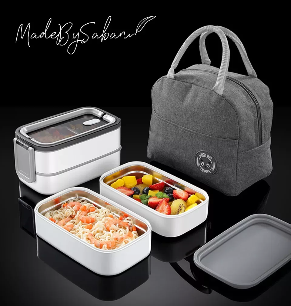 Kitchen Microwave Lunch Box Stainless Steel Dinnerware Food Storage Container Children Kids School Office Portable Bento Box
Kitchen Microwave Lunch Box Stainless Steel Dinnerware Food Storage Container Children Kids School Office Portable Bento Box