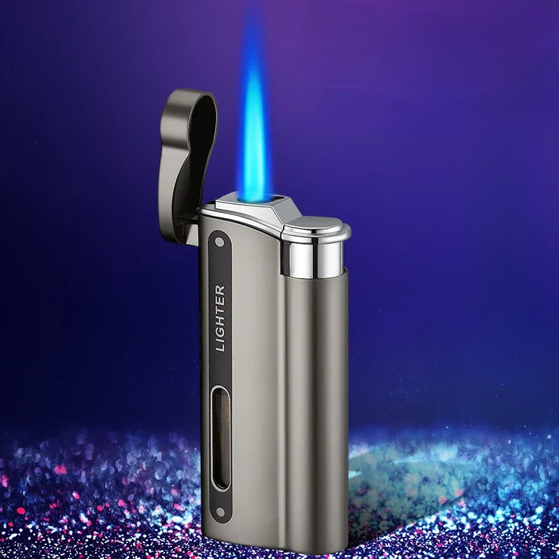 DK-7701 Creative Flip Inflatable Lighter Blue Flame Metal Direct Charge Men's Cool Cigarette Lighter
DK-7701 Creative Flip Inflatable Lighter Blue Flame Metal Direct Charge Men's Cool Cigarette Lighter