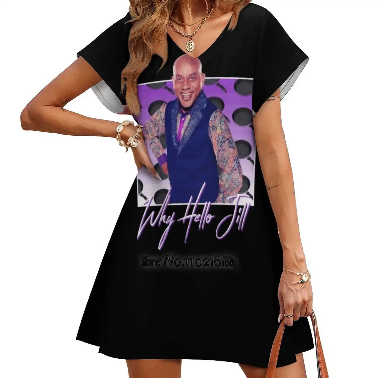 Why Hello Jill Ainsley Harriott Print - 80S Style Nostalgic Print V-Neck Short Sleeve Skirt Korean Kawaii Skirts Party Dresses
Why Hello Jill Ainsley Harriott Print - 80S Style Nostalgic Print V-Neck Short Sleeve Skirt Korean Kawaii Skirts Party Dresses