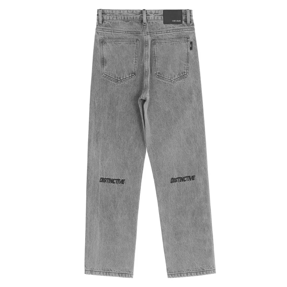 Hip Hop Men Jeans Distressed Embroidered Letter Pants Mens Washed Retro Vibe Denim Trousers Loose Jeans Men Clothing
Hip Hop Men Jeans Distressed Embroidered Letter Pants Mens Washed Retro Vibe Denim Trousers Loose Jeans Men Clothing