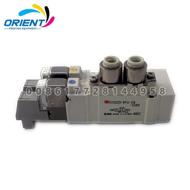 SY5225-5FU-C6-X268 Solenoid Valve For Man Roland Double Head Valve SY52255FUC6X268 Printing Machine
SY5225-5FU-C6-X268 Solenoid Valve For Man Roland Double Head Valve SY52255FUC6X268 Printing Machine