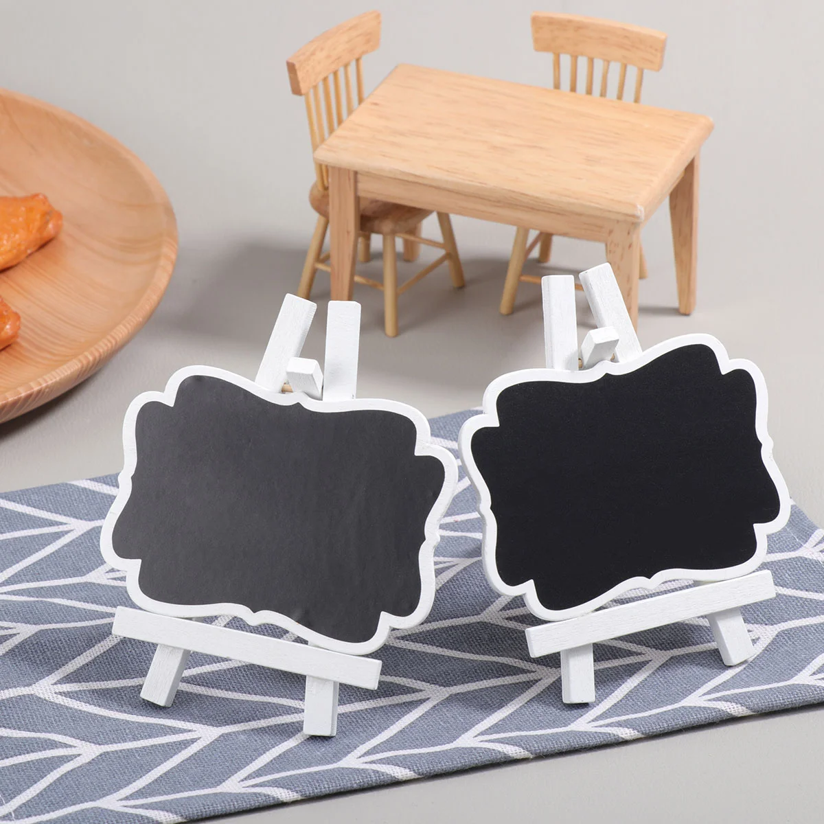 12 Pcs Wooden Sign Message Blackboard Chalkboard Tag Seat Display Mini Chalkboards Erasable
12 Pcs Wooden Sign Message Blackboard Chalkboard Tag Seat Display Mini Chalkboards Erasable