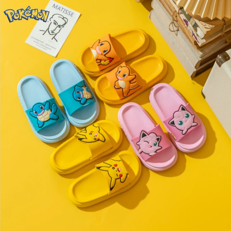 Pokemon Anime Pikachu Slippers Kawaii Home Slippers Sandals Cartoon Jigglypuff Charmander Pattern Kawaii Summer Shoes Kids Gifts
Pokemon Anime Pikachu Slippers Kawaii Home Slippers Sandals Cartoon Jigglypuff Charmander Pattern Kawaii Summer Shoes Kids Gifts