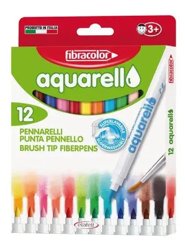 Brand: Fibracolor 10550 Aq012Se Fibracolor Aquarell Felt Pen 12 Color Category: Felt-Tip Pens
Brand: Fibracolor 10550 Aq012Se Fibracolor Aquarell Felt Pen 12 Color Category: Felt-Tip Pens