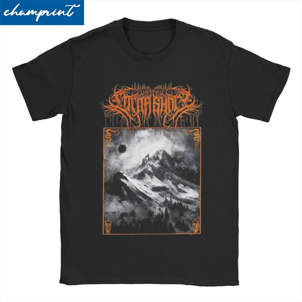 Футболка Deathcore Lorna Shore для мужчин и женщин Повседневная рубашка из чистого хлопка