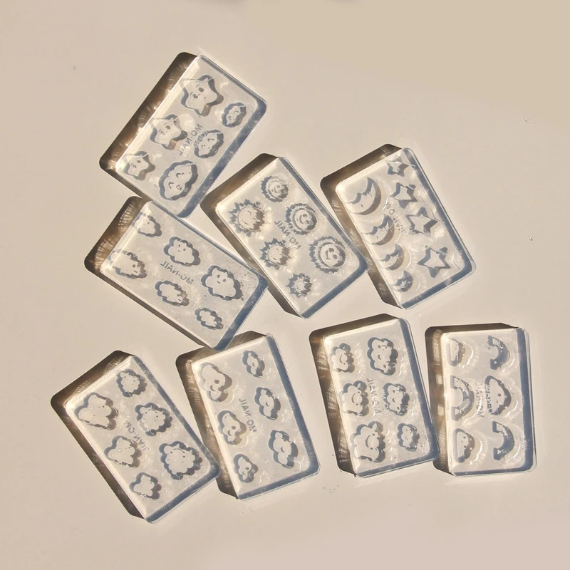 Clouds Stars Moon Sun Nail Art Decoration Epoxy Resin Mold Nails Stickers Ornaments Silicone Mould DIY Crafts Jewelry
Clouds Stars Moon Sun Nail Art Decoration Epoxy Resin Mold Nails Stickers Ornaments Silicone Mould DIY Crafts Jewelry